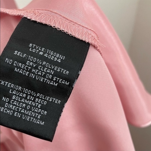 Blondie Nites Halter Neck Lace-Up Back Side Slit Satin Long Dress - Picture 10 of 11